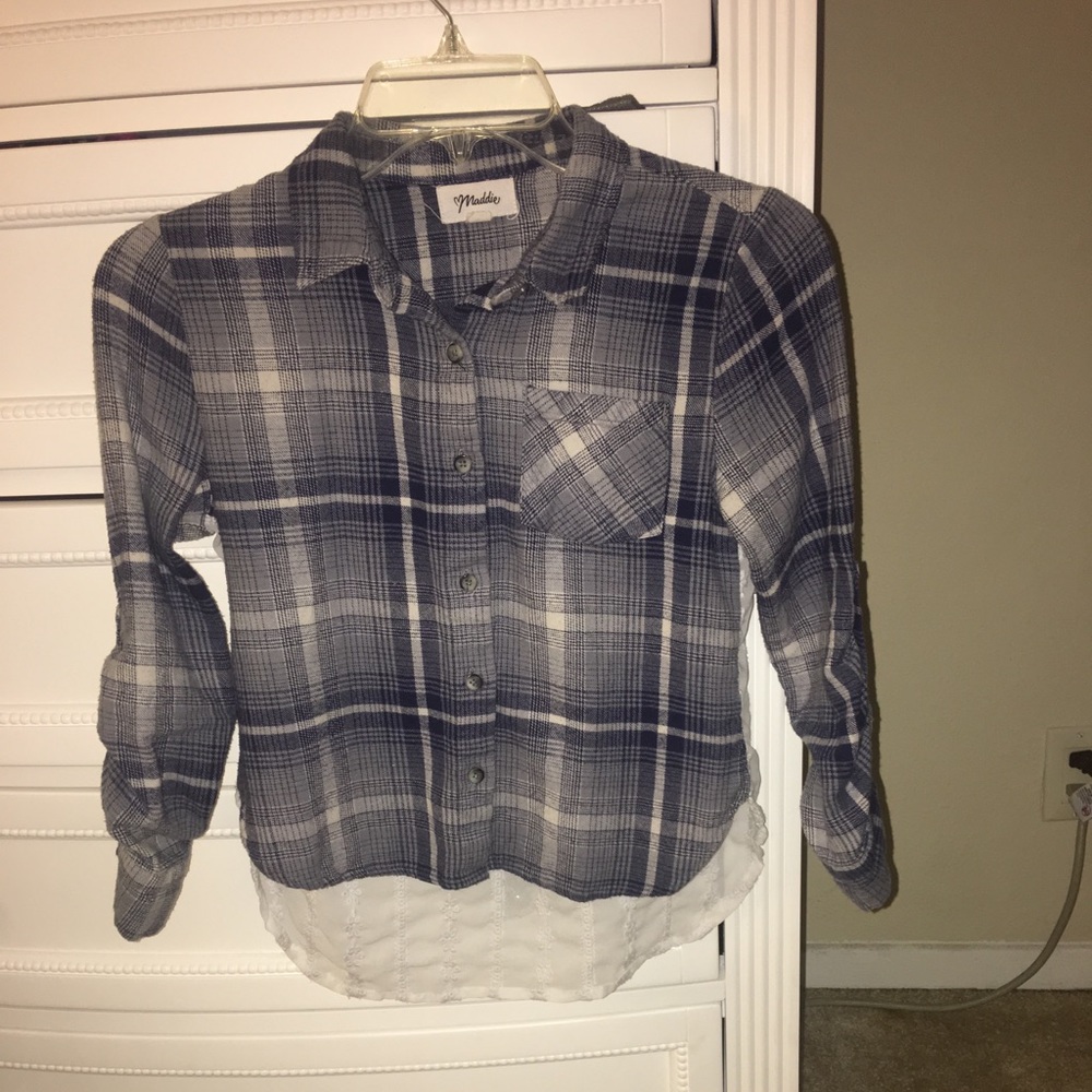 Maddie style flannel with style back
